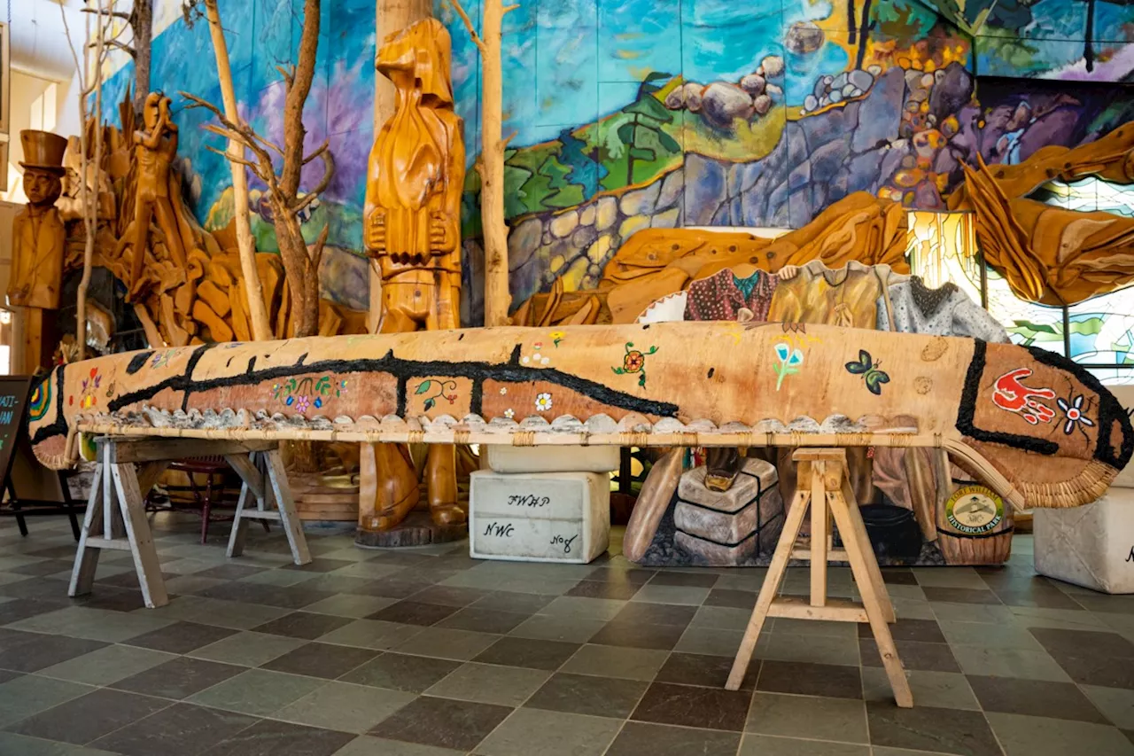 Birch Bark Canoe Project on Display at Lakehead University