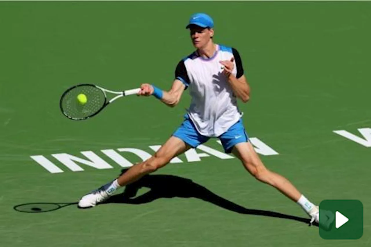 Jannik Sinner batte Lehecka: è in semifinale a Indian Wells