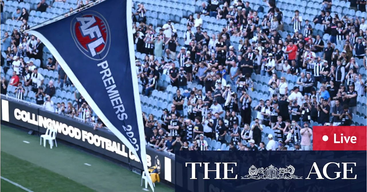 AFL 2024 round one LIVE updates: Collingwood Magpies unfurl premiership flag, take on Sydney Swans at MCG