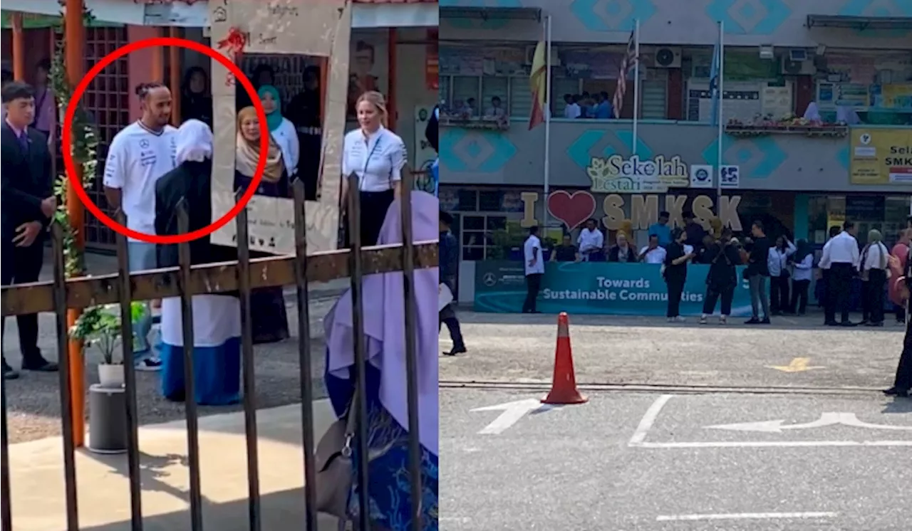 [Video] Lewis Hamilton Lawat Sekolah Di Lembah Keramat, Ramai Netizen Teruja!