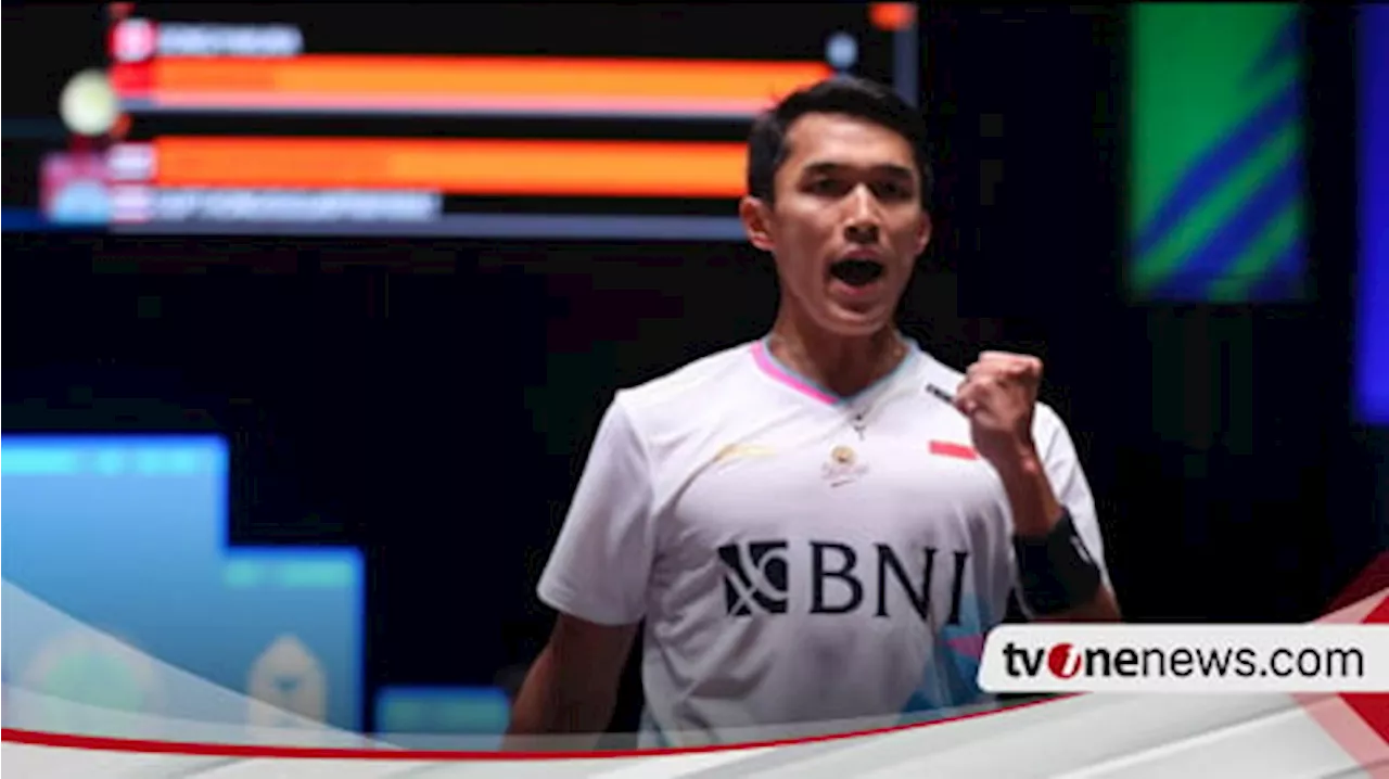 Jonatan Christie Susul Ginting ke Babak Semifinal All England Open 2024 Usai Wakil China Mundur