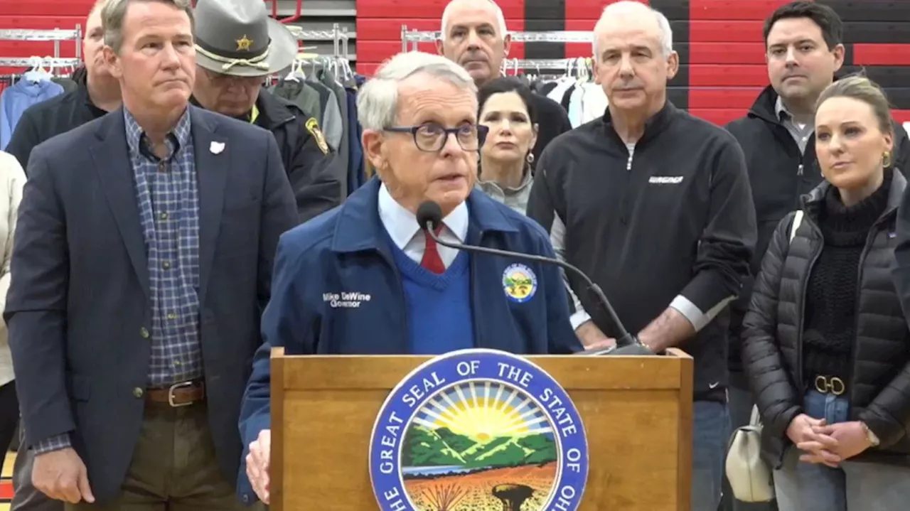 'Nothing prepared me': Gov. DeWine, other officials see Logan County damage firsthand