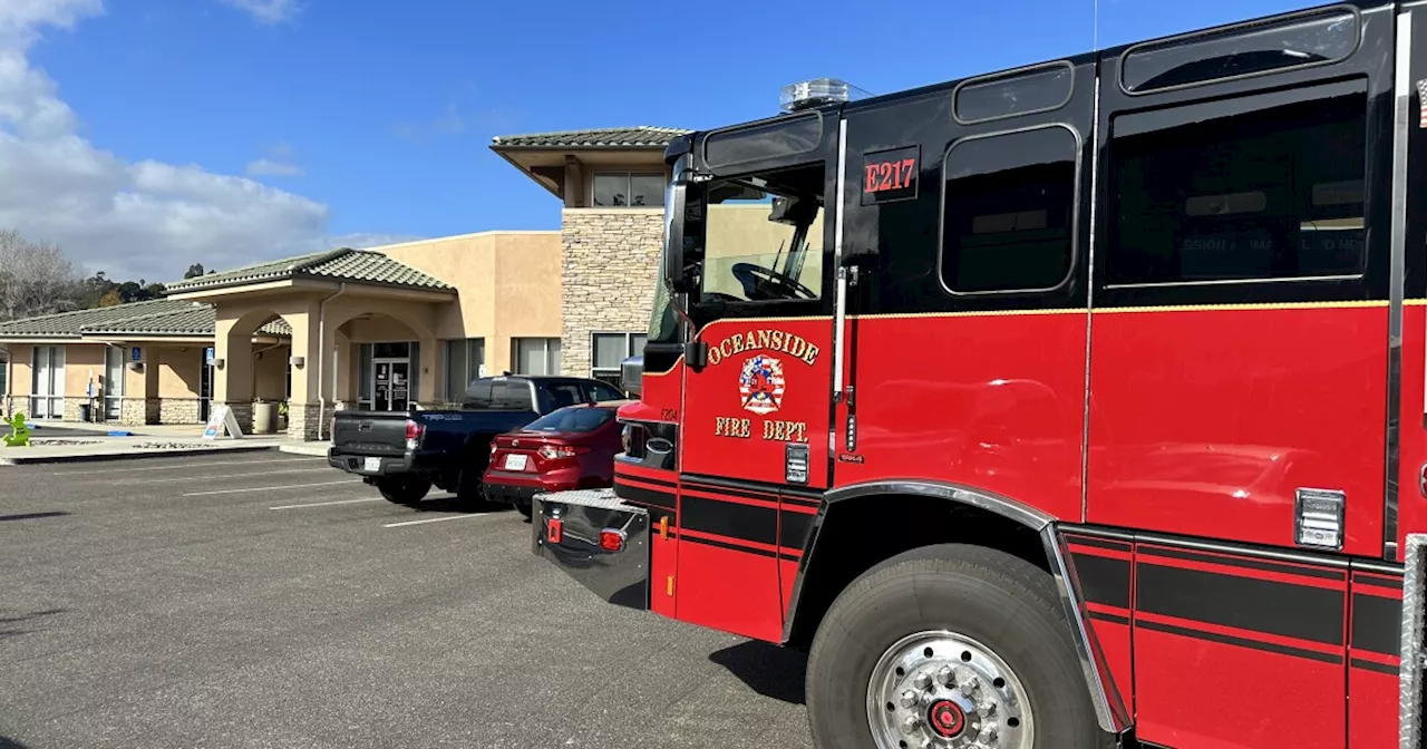 11 residents displaced in Oceanside apartment fire