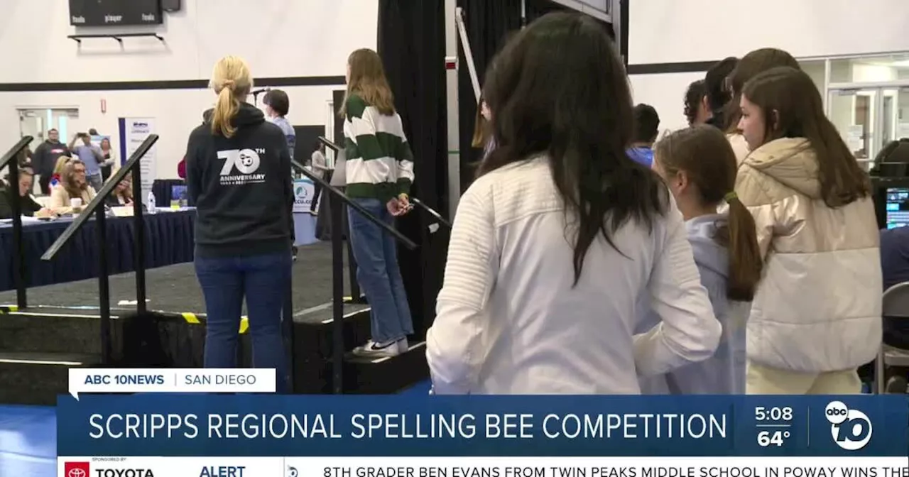 Students participate in San Diego County Regional Spelling Bee