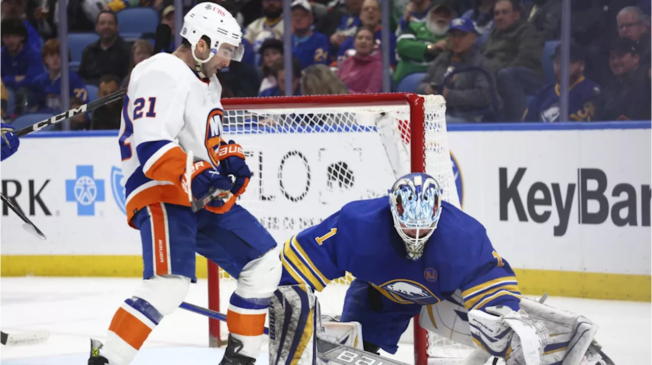 Luukkonen makes 21 saves as Sabres beat Islanders 4-0 for third straight win