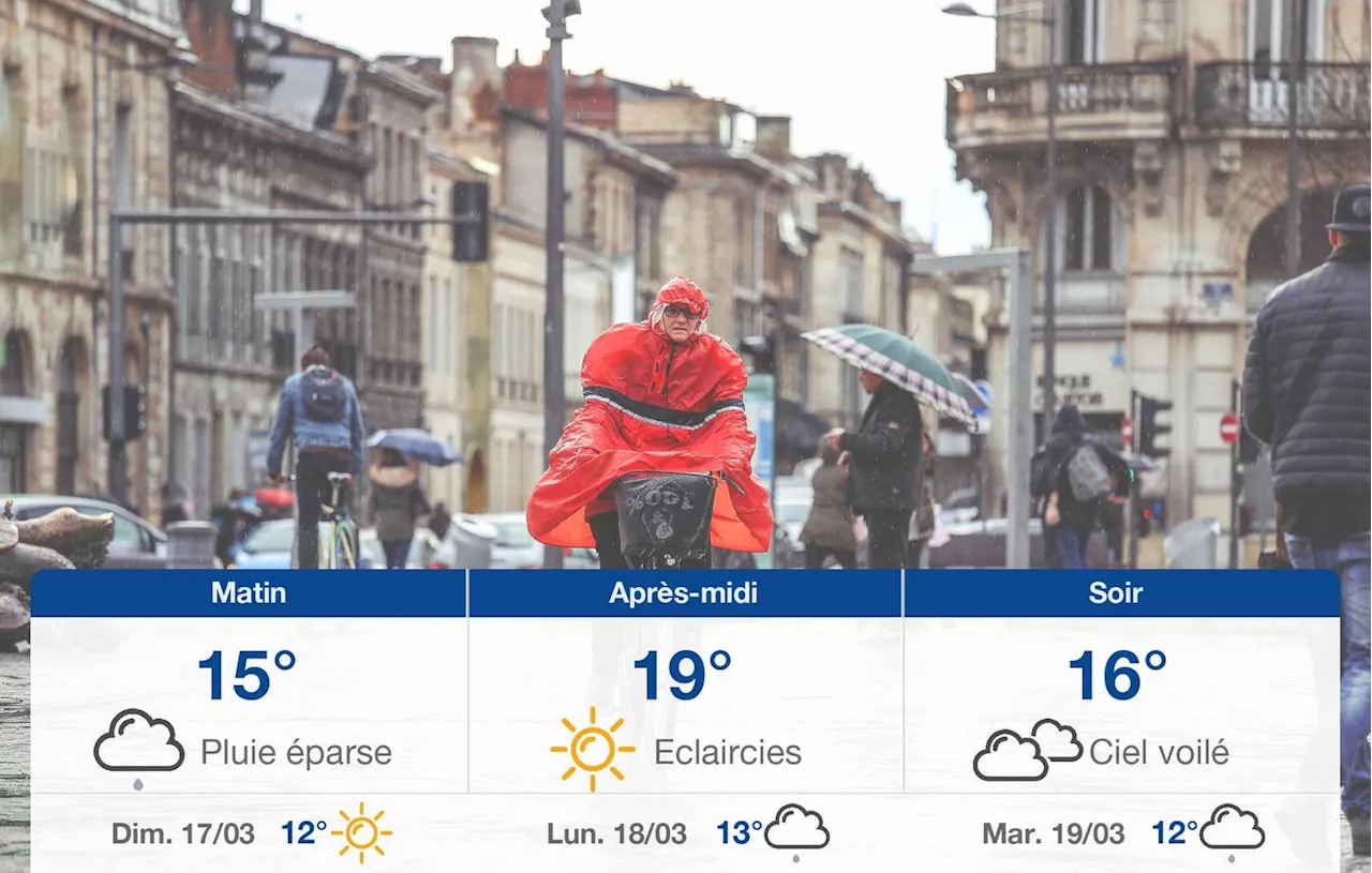 Météo Bordeaux: prévisions du samedi 16 mars 2024