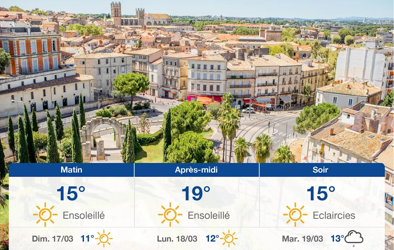 Météo Montpellier: prévisions du samedi 16 mars 2024