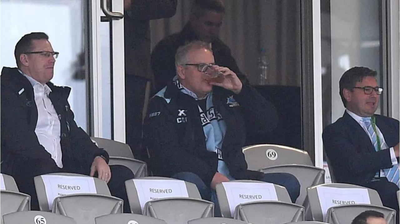 Fans shocked by Scott Morrison announcement during Cronulla Sharks’ big win over Canterbury