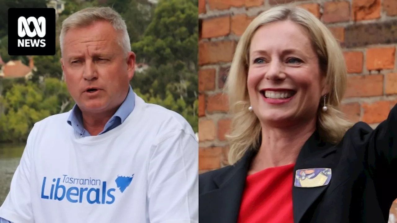 A week from the Tasmanian election, one leader claims 'underdog' status, the other talks up chances