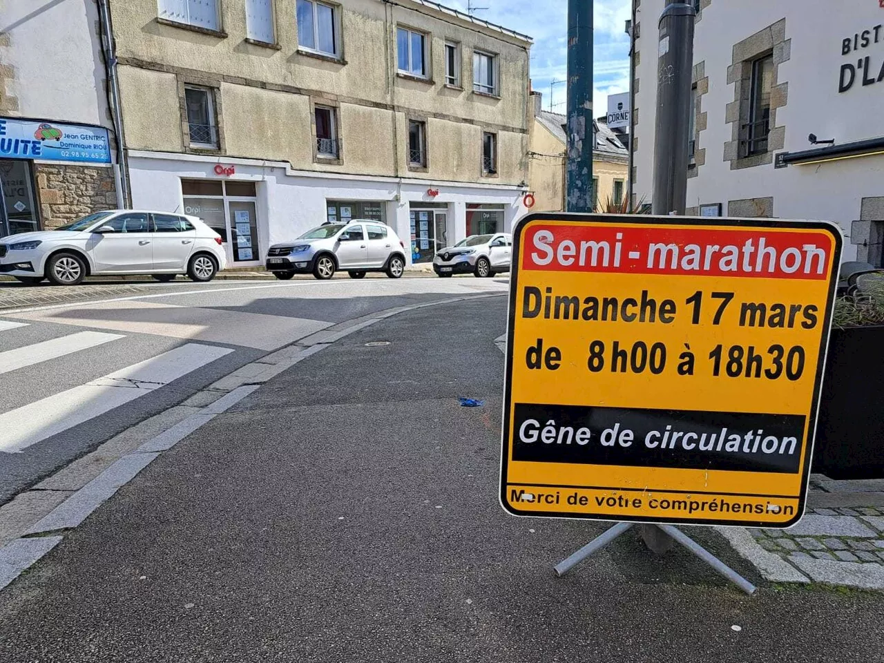 Quimper : les conditions de circulation modifiées pour le semi-marathon