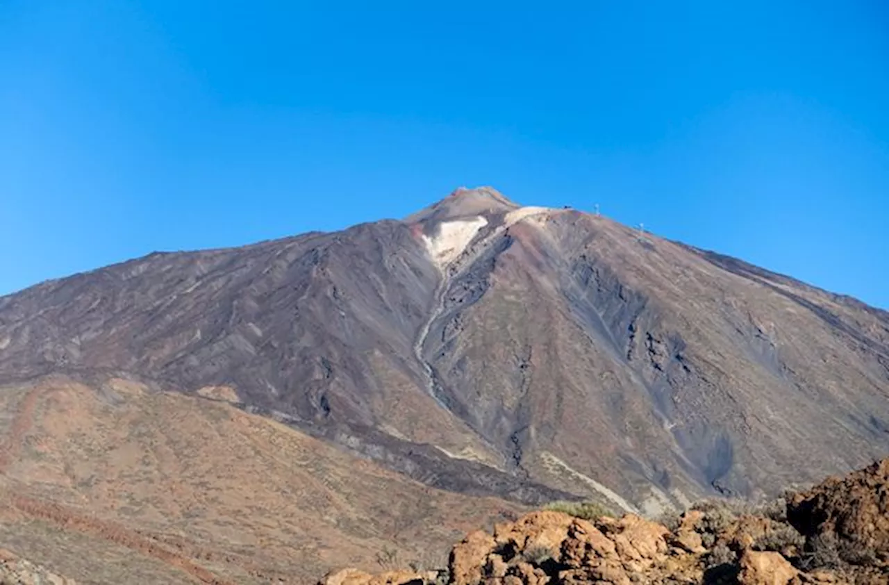 Vulkanen Teide snöfri – första gången sedan 1916