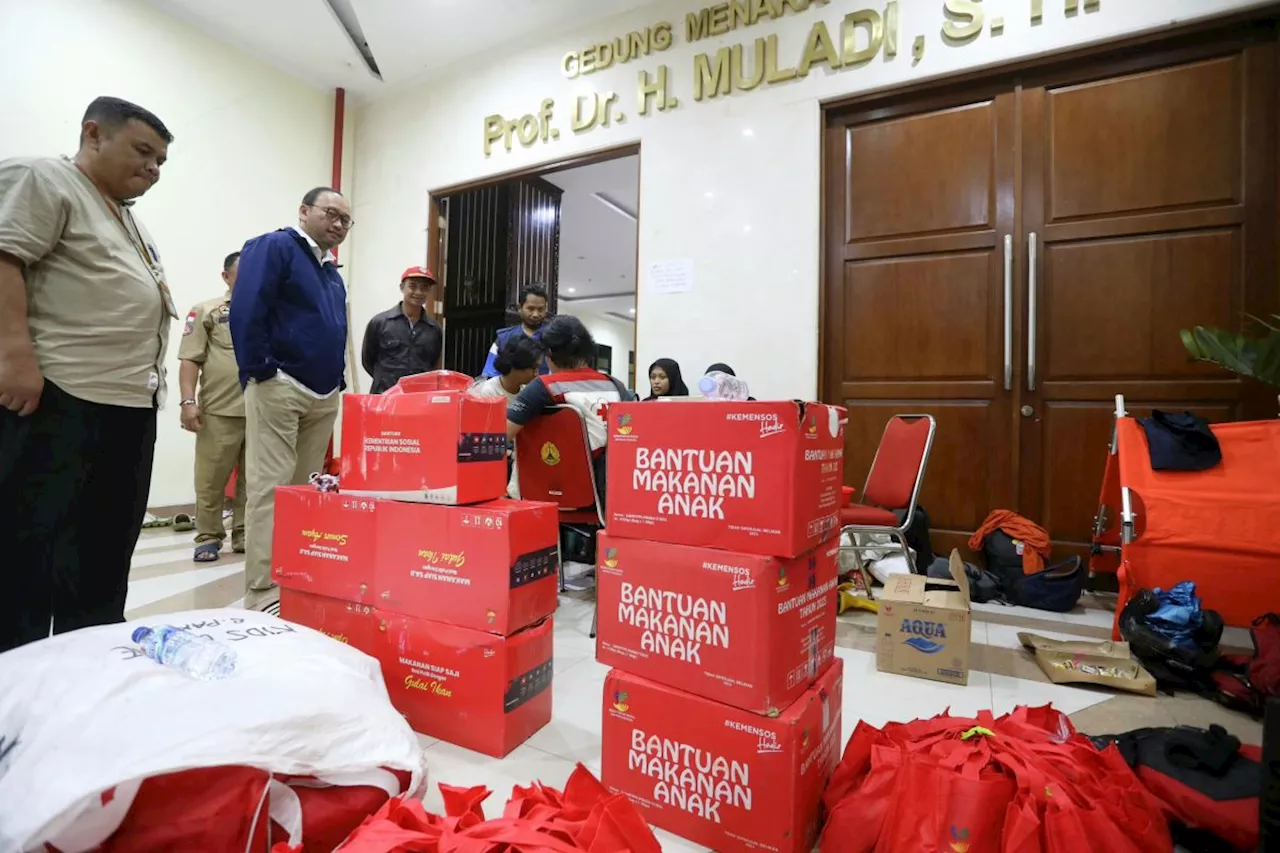 Kemensos bangun dapur umum bagi korban banjir Semarang