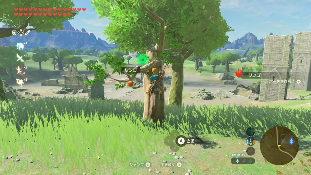 『ゼルダの伝説 ブレス オブ ザ ワイルド』の“よく見るといちいちアイテム拾ってない”挙動がいま称賛される。無駄を省く“引き算”の実装いろいろ