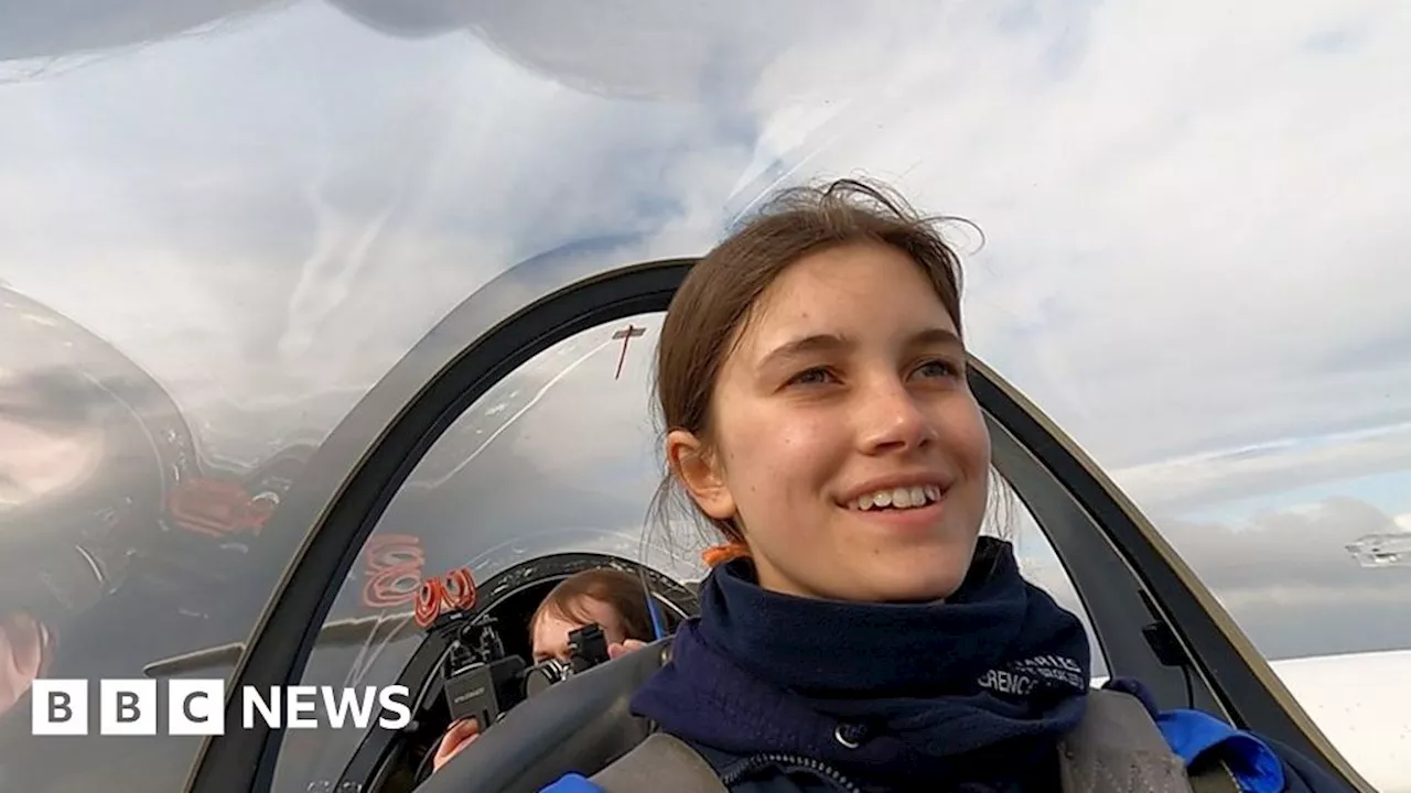 The teen teaching people to fly from RAF Shawbury