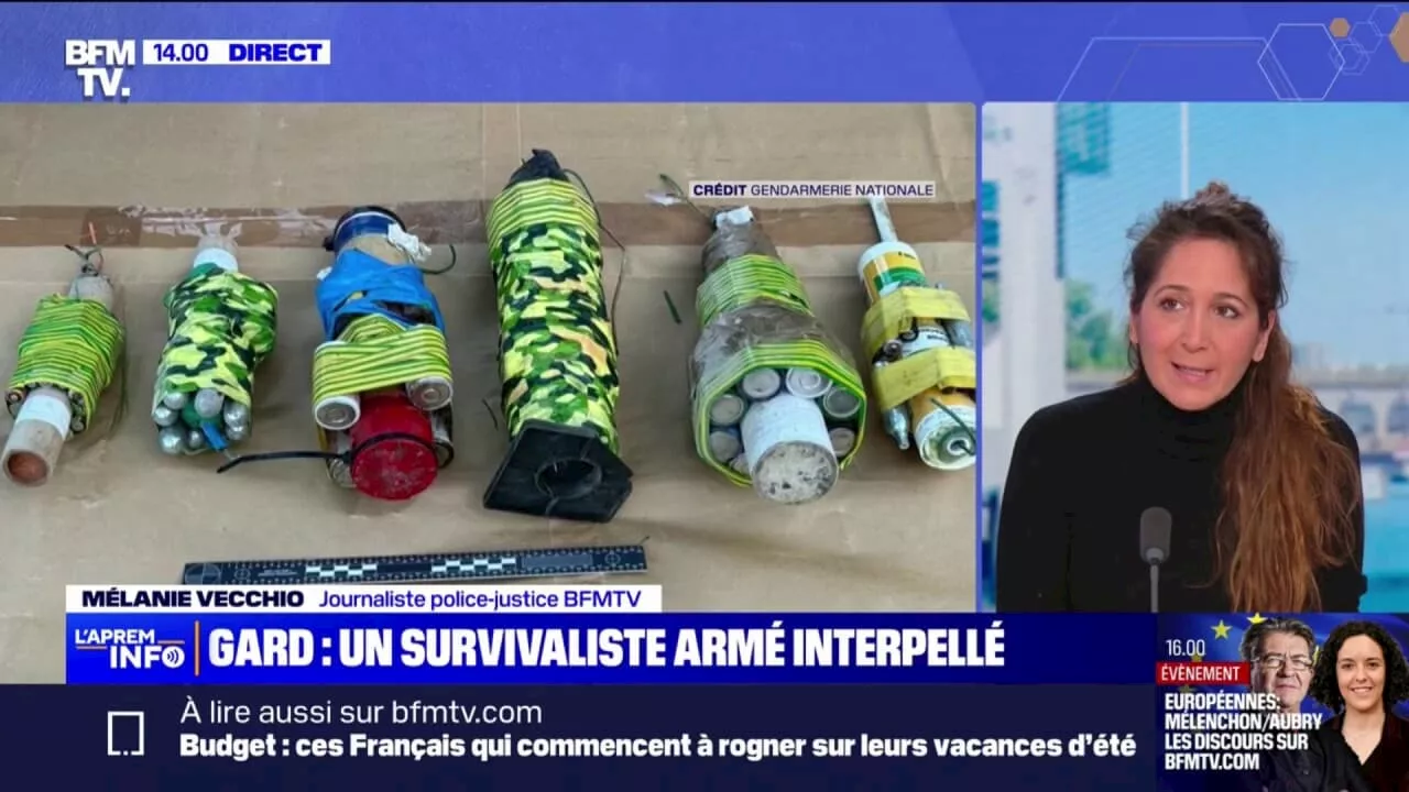 Dans le Gard, un survivaliste disposant d'un arsenal d'armes et d'explosifs interpellé