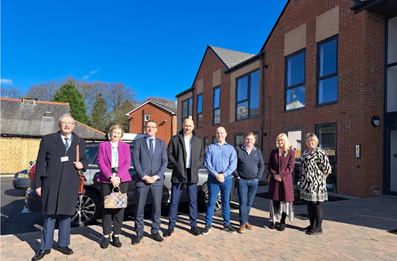 Former bowling green in Fishwick becomes new supported-living homes