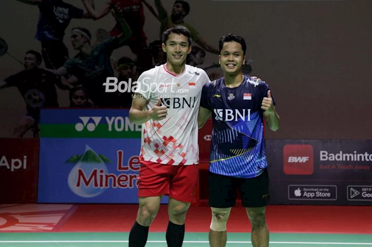 Jonatan Christie dan Anthony Ginting di Ambang All Indonesians Finals