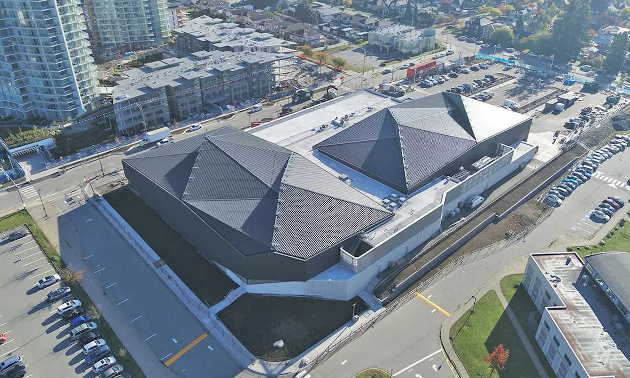 Burnaby's long-awaited arena to finally open next month