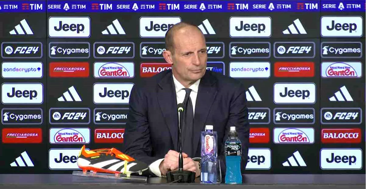 DIRETTA Conferenza stampa mister Allegri pre Juventus-Genoa LIVE