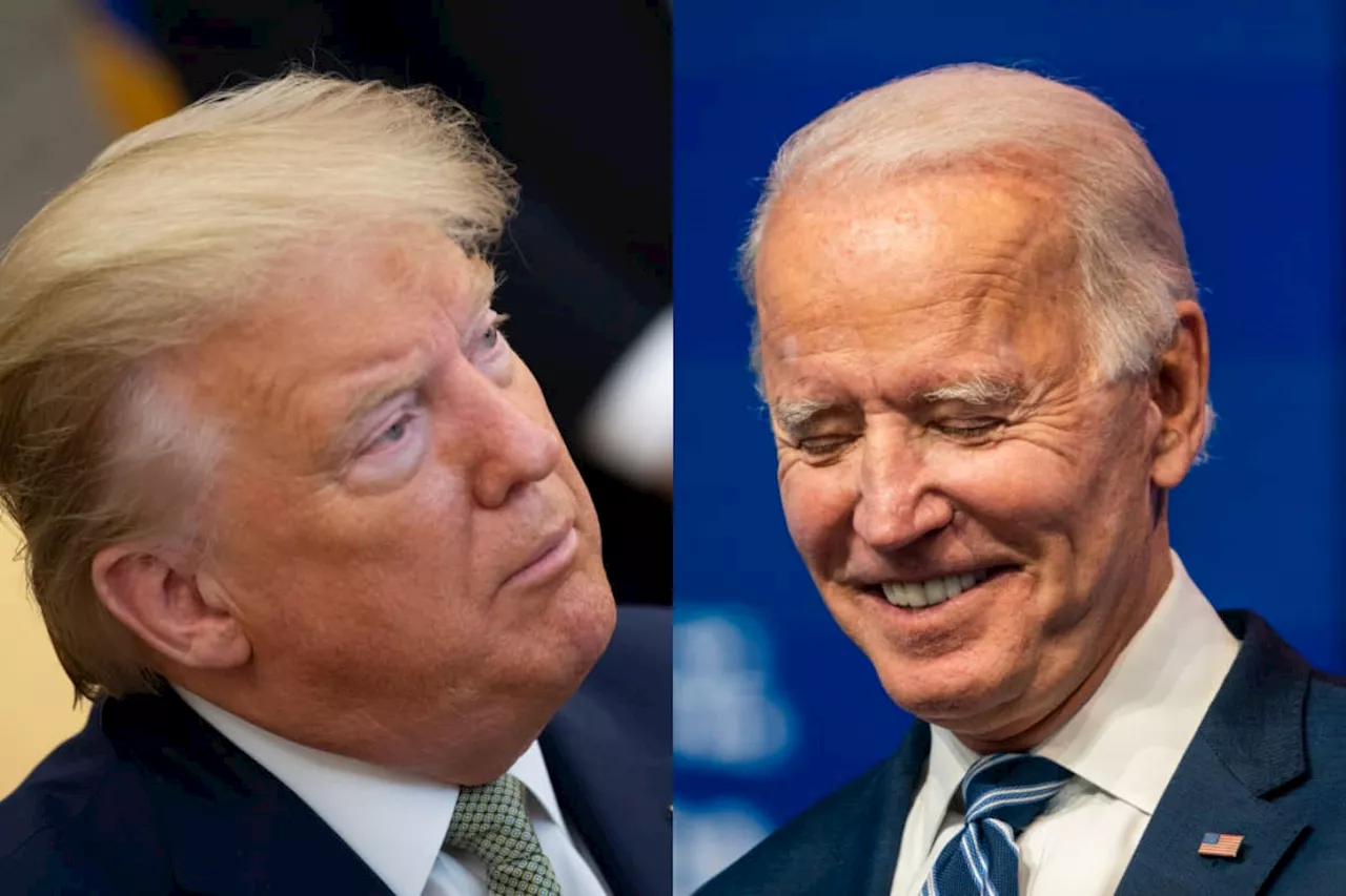 Encuesta: intención de voto por Biden supera la de Trump en 1% para elecciones 2024