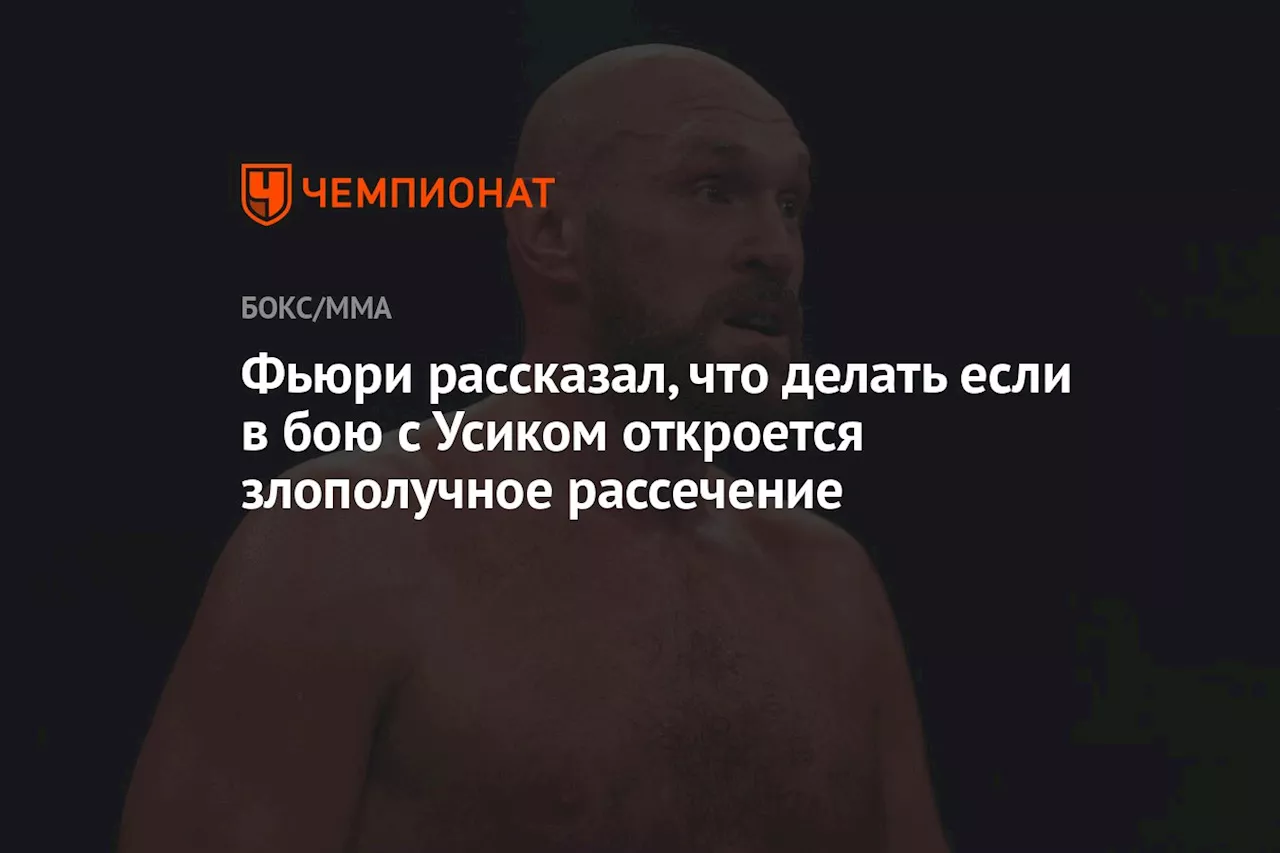 Фьюри рассказал, что делать если в бою с Усиком откроется злополучное рассечение