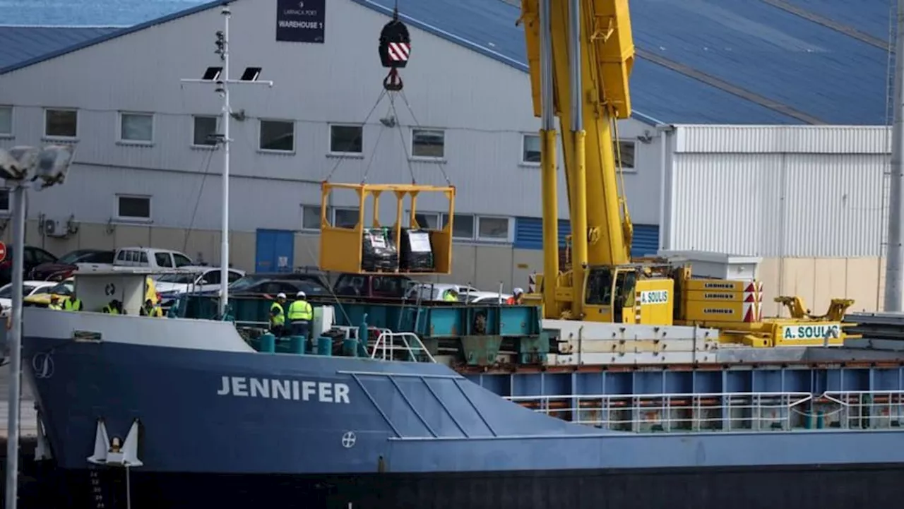 Aid supply ship from Cyprus reaches Gaza coast but weather slows delivery