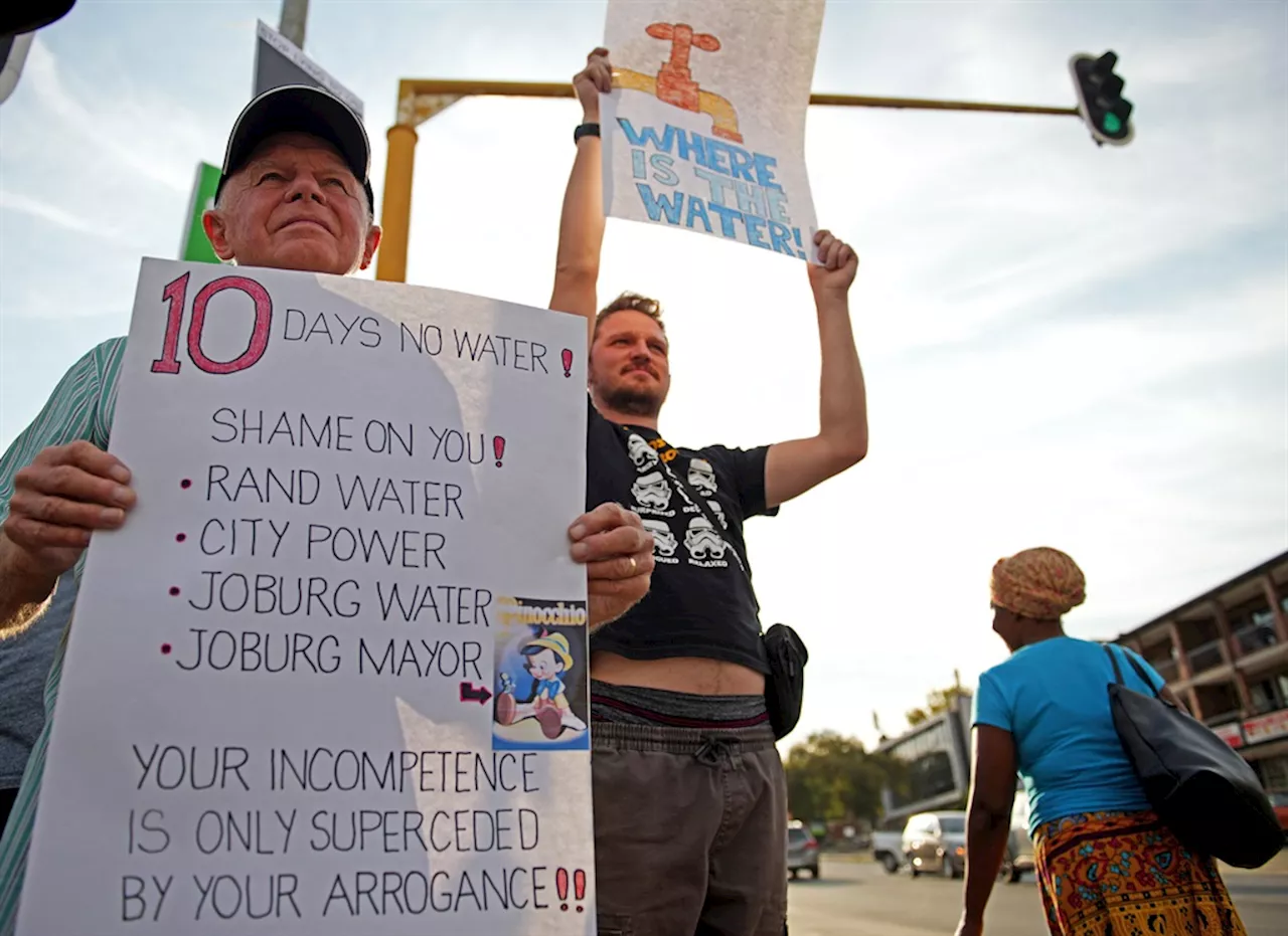  Joburg’s ‘world-class African city’ slogan rings empty as residents grapple with water shortages