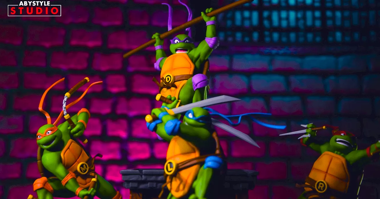 Teenage Mutant Ninja Turtles Figures by ABYstyle Pay Tribute to 1987 Series