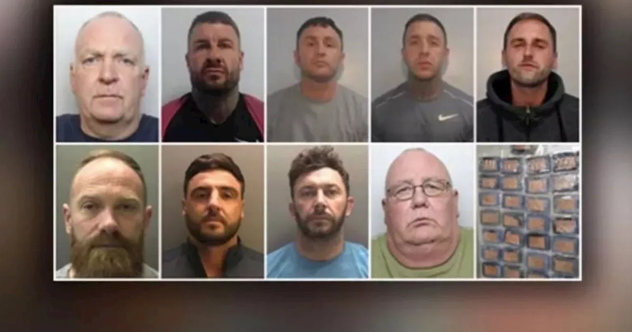 Gangsters who ran 'massive' criminal network across UK jailed for 100 years