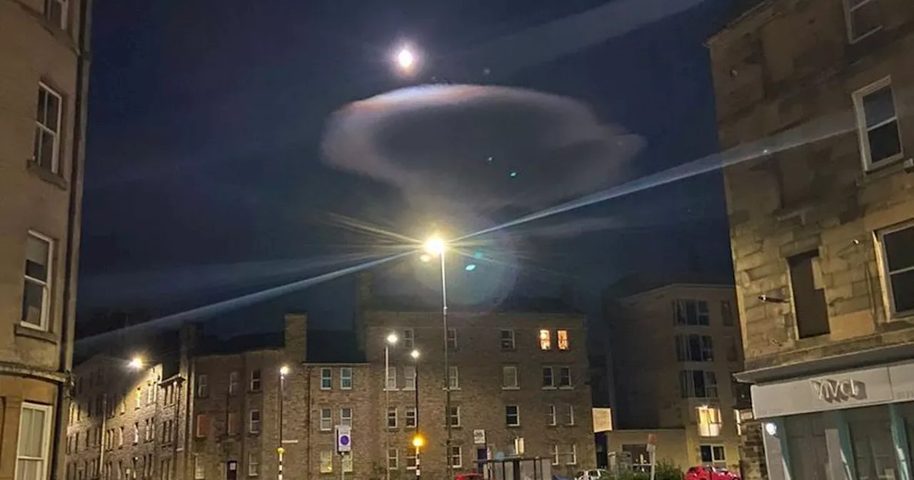 Met Office explains 'UFO shaped clouds' spotted across Scotland