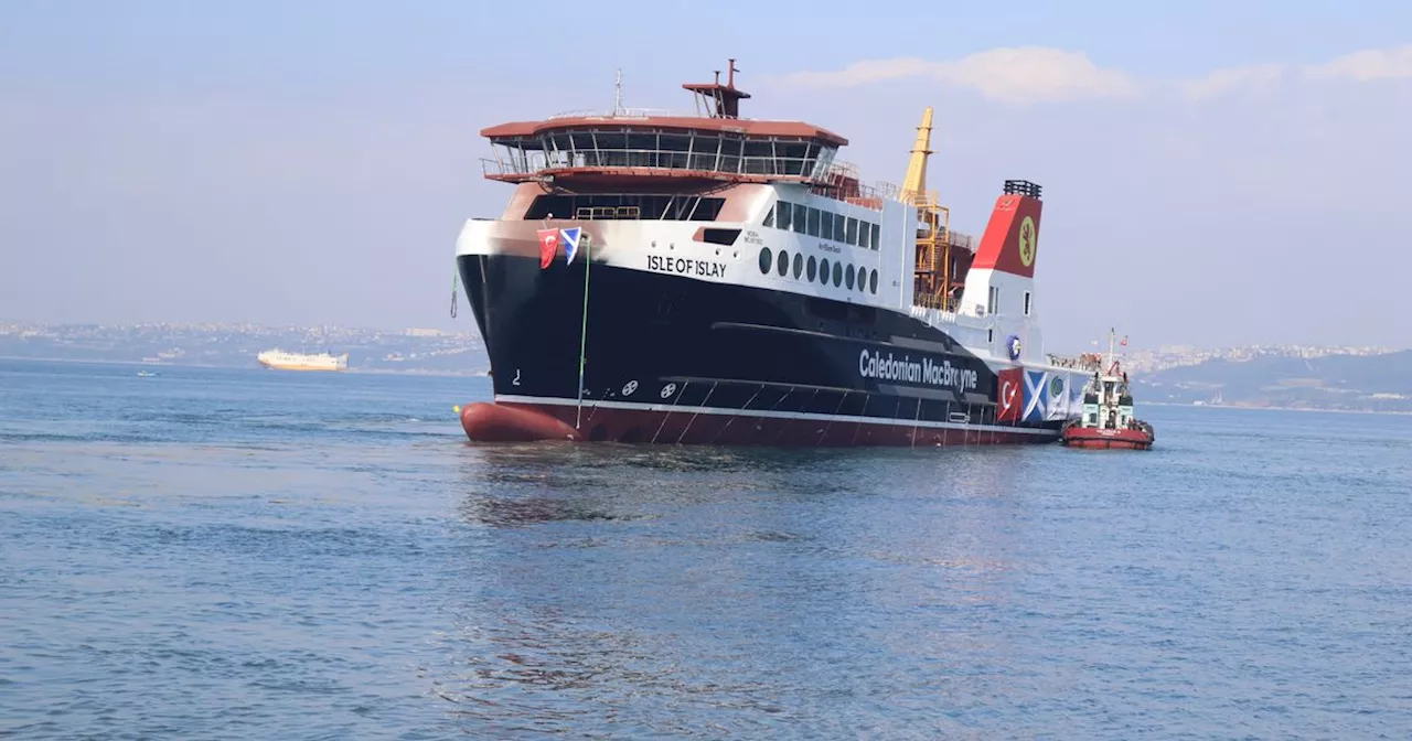 New Turkish-built CalMac vessel launches as ferry to start operating in October