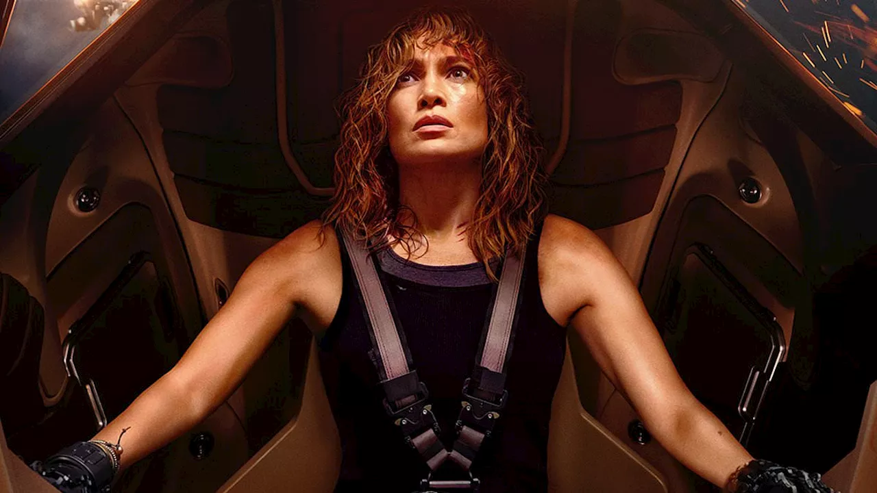 Jennifer Lopez is seen in the first trailer for the sci-fi movie Atlas