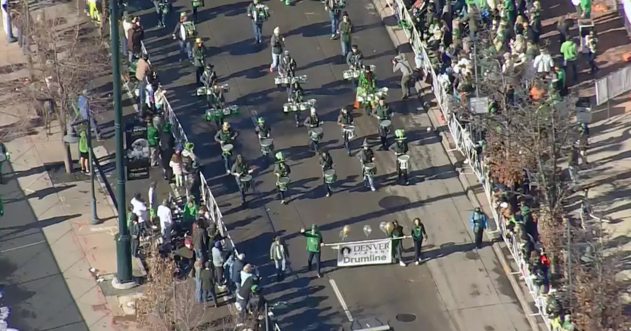 Snow melts just in time for Denver's annual St. Patrick's Day Parade