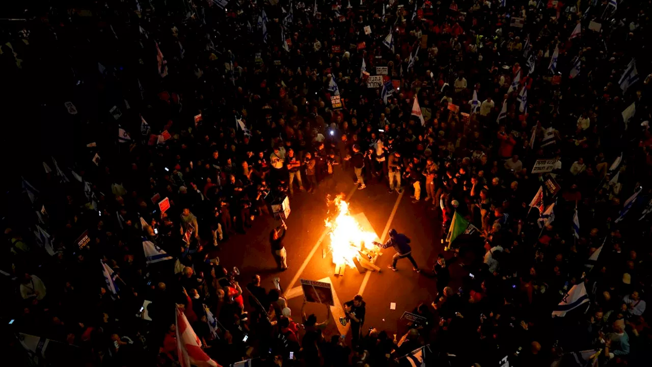 Proteste in Israel: Tausende demonstrieren für Freilassung von Hamas-Geiseln