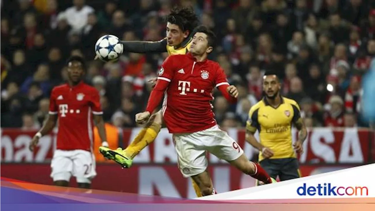 Head to Head Arsenal Vs Bayern Munich di Liga Champions