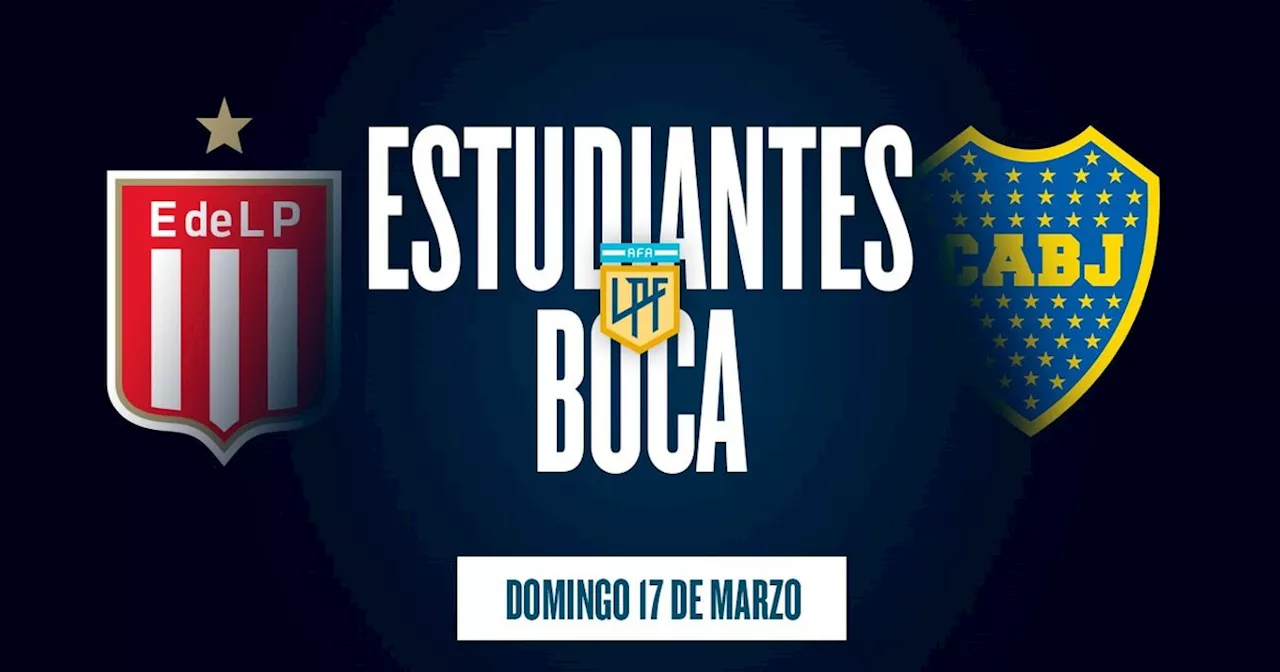 Estudiantes vs. Boca: a qué hora juegan, por dónde ver en vivo y posible formación