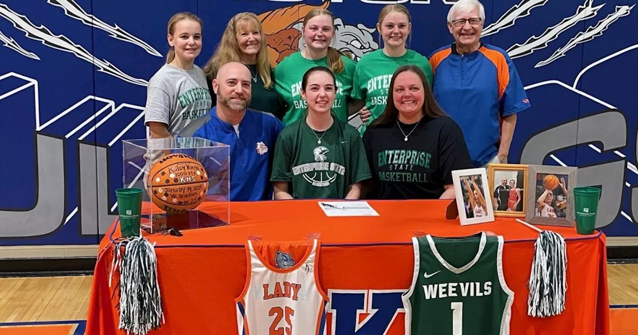 Kinston's Kaley Norris signs to play for Enterprise State women's basketball team