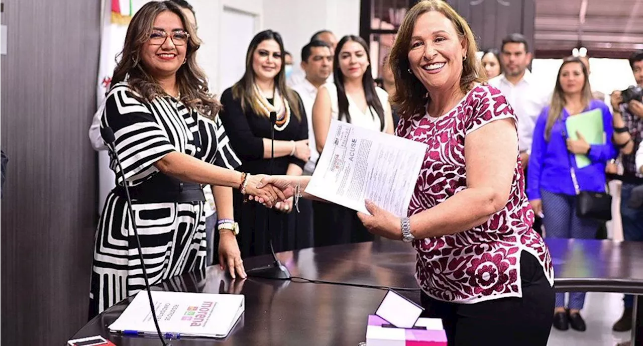 Rocío Nahle se registra como candidata a la gubernatura de Veracruz