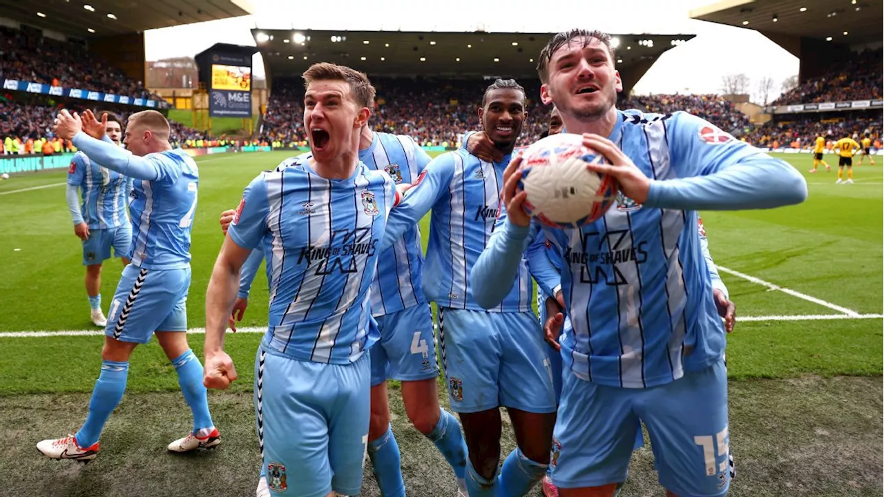 Coventry City vira jogo 'insano' e elimina Wolverhampton na Copa da Inglaterra