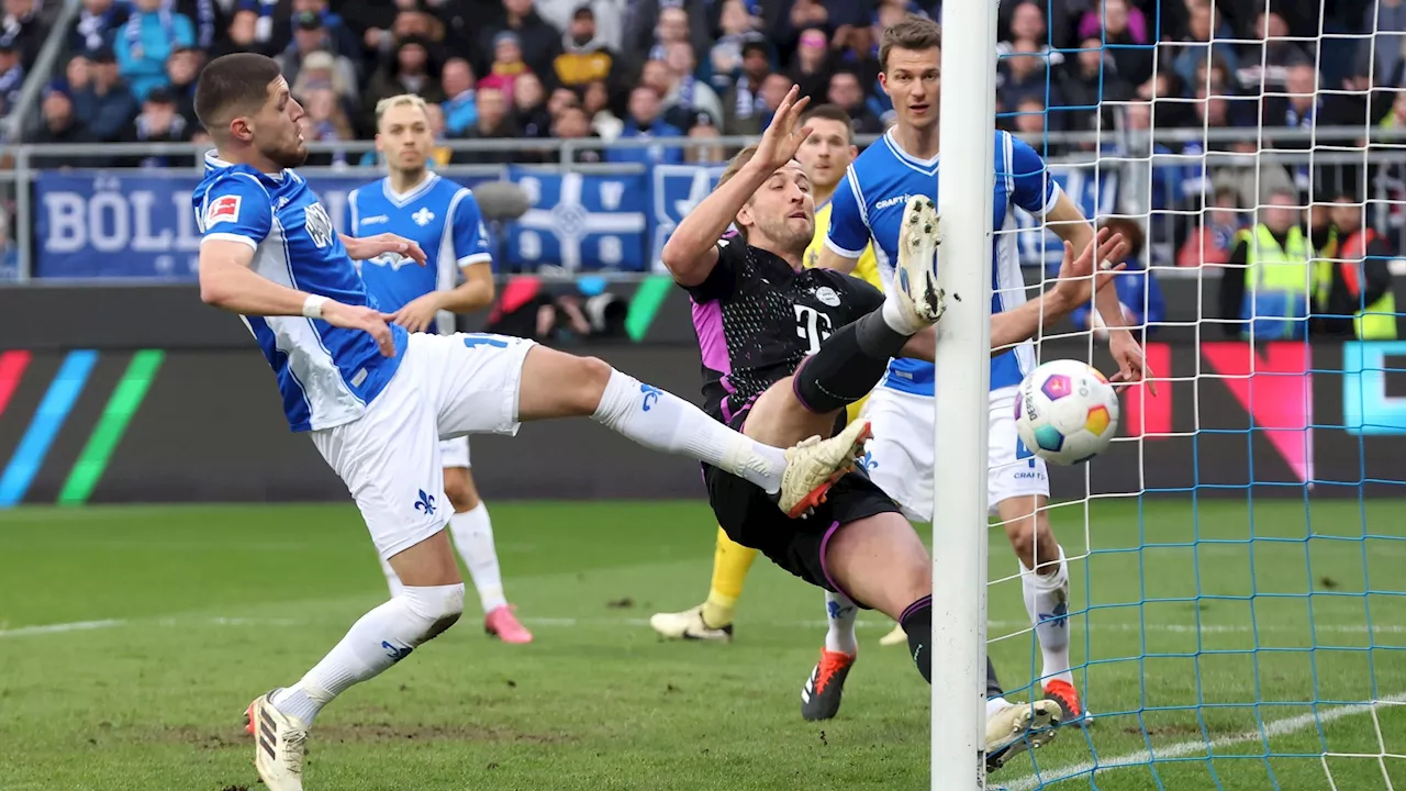 FC Bayern: Sorgen um Harry Kane nach Sieg gegen Darmstadt - auch Aleksandar Pavlovic benommen ausgewechselt