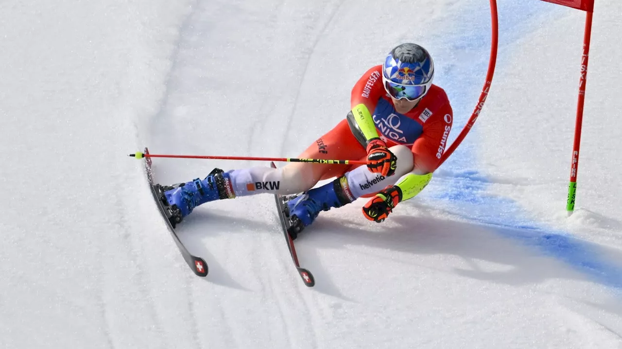 Riesenslalom in Saalbach-Hinterglemm: Marco Odermatt liegt nach Durchgang eins deutlich an der Spitze