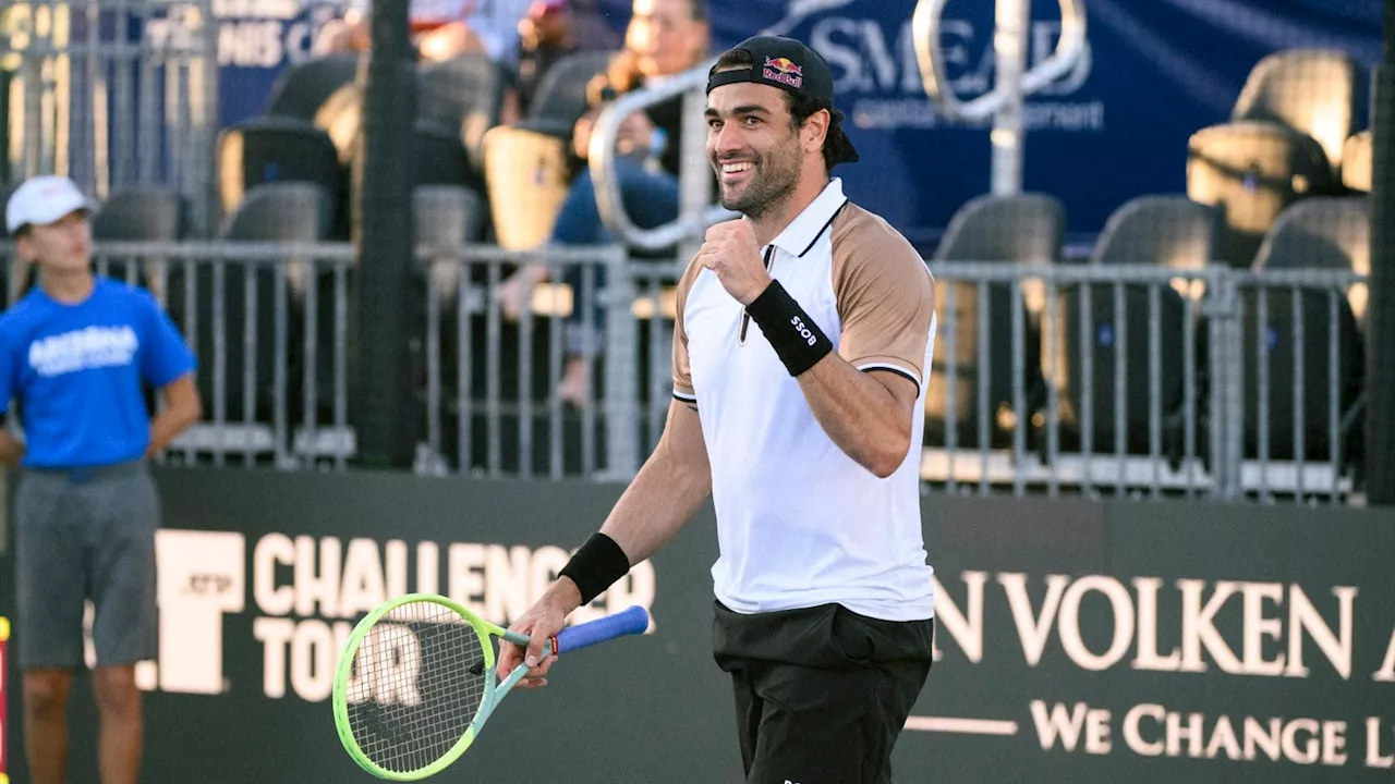 Berrettini supera Atmane con la terza rimonta consecutiva ed è in semifinale al Challenger di Phoenix