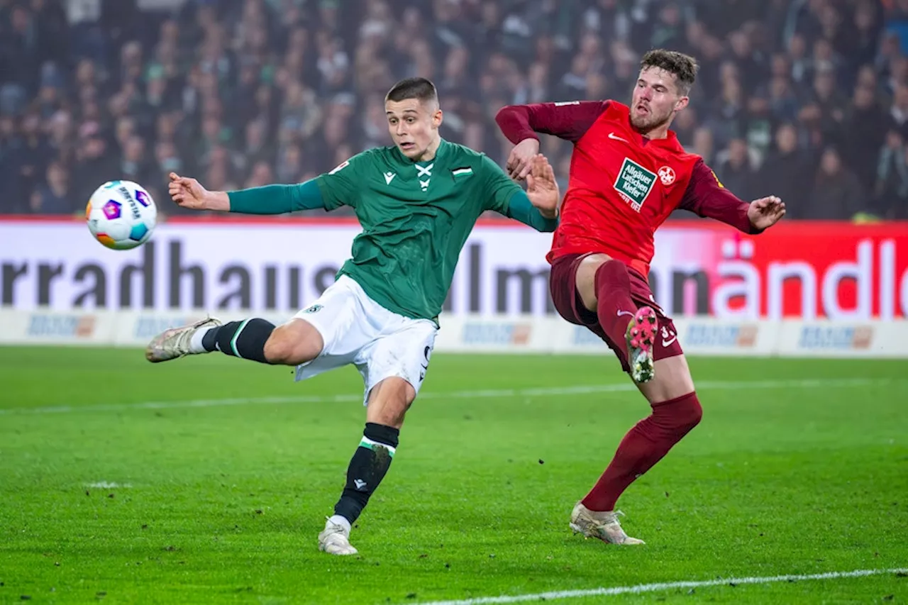 2. Bundesliga: Hannover 96 mit Remis gegen Kaiserslautern