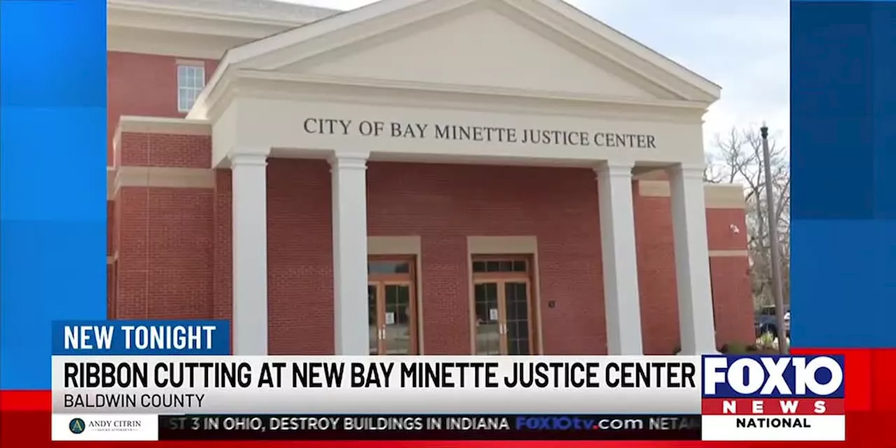 Officials cut ribbon for new Bay Minette Justice Center