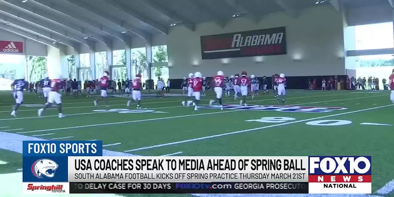 South Alabama Football hosts media day ahead of spring practices