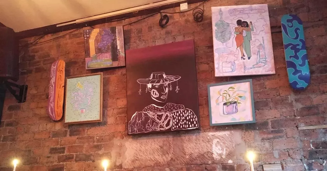 Glasgow bar supporting aspiring artists as they showcase local artwork