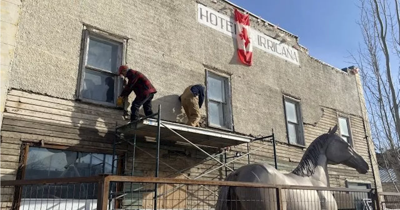 Calgary-area project restores derelict 1905 hotel