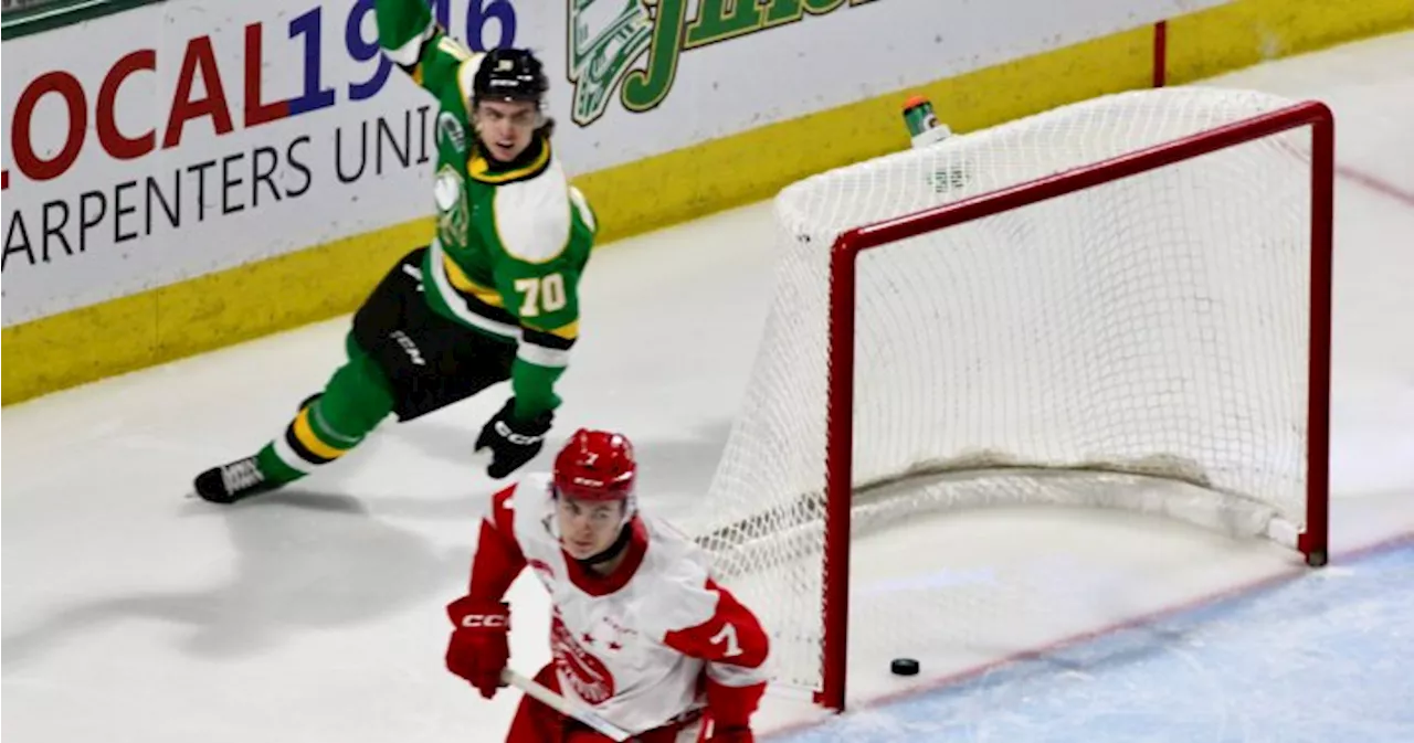 Four goals from Ruslan Gazizov power London Knights past Soo Greyhounds