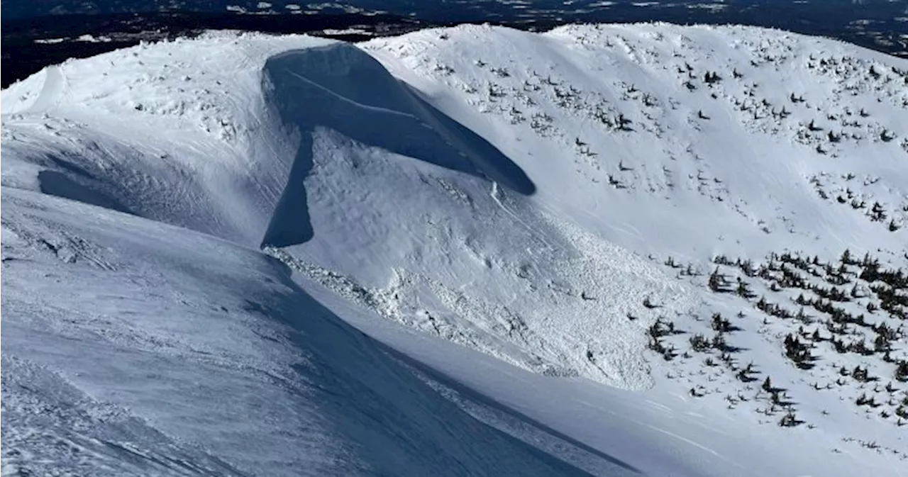 Out-of-bounds avalanche at Big White Ski Resort