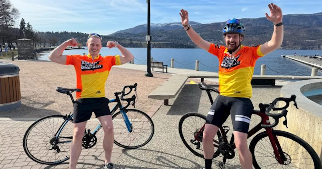 Two Kelowna residents to bike across Canada in aid of mental health